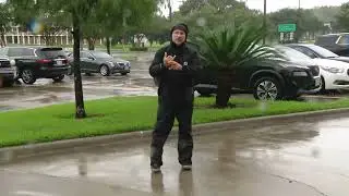 Jim Cantore Reports on Hurricane Francine in Morgan City, LA