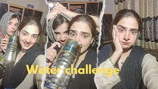 |Drinking water challenge||Punishment ma bohat maza aya 😱||Craziest sisters||