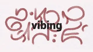 conlang calligraphy - 