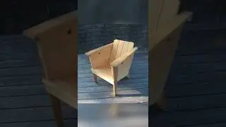 Кресло из дерева как сделать 🧤