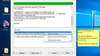 DBF to Access Converter, video manual