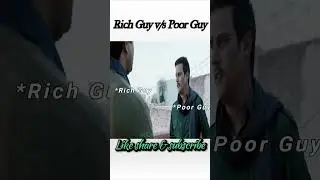 Rich Guy v/s Poor Guy today status 😢 #shorts #poorguy #richguy #whatsappstatusvideo #boyattitude
