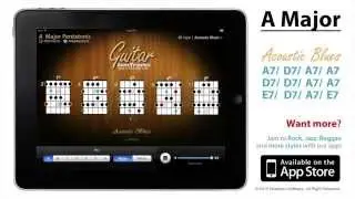 Acoustic Blues Backing Track in A Major - Learn Guitar Scales - Master the Pentatonic