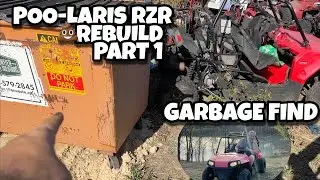 Poo-laris RZR Rebuild Part 1 | Garbage Find | Polaris RZR 170