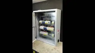 Щит для гаража с защитой трехфазных компрессоров