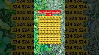 Optical illusion visual test: Find "S24" Try your skills! #shorts #opticalillusion #find