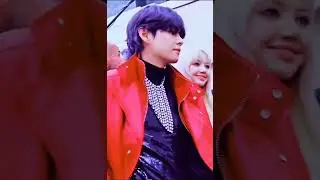 BTS V with LISA BLACKPINK 2022 #bts #blackpink #taehyung #lisa