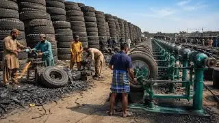 Untold! Top 5 Most Insane Tire Recycling & Amazing Manufacturing  Processes Still Used Today!