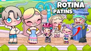 SKATING DAY ROUTINE 🌞🛼 | AVATAR WORLD ROUTINES AND STORIES PAZU