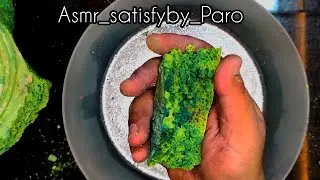 Green Swirl Water Crumble #asmr #satisfying