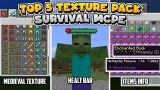 TOP 5 TEXTURE PACK YANG COCOK BUAT SURVIVAL KALIAN (NO BEHAVIOUR)