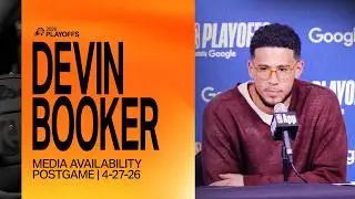 Devin Booker Postgame Media Availability | Phoenix Suns | NBA Playoffs | 4-27-26