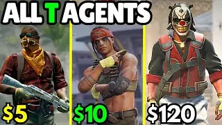 ALL T Agents in CS2 In-Game (with Knife Glove Combos, Prices, Hands & Legs)