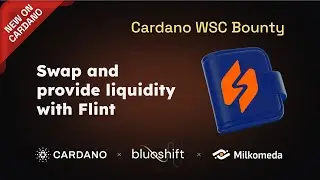 Using Blueshift DEX with Cardano Native Wallet Flint