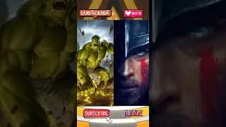 THOR VS HULK || Like Vs subscribe Shorts || 
