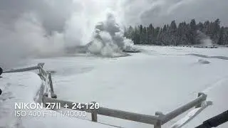 Castle Geyser Eruption!
