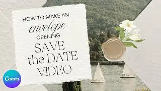 Make An Envelope Animation Digital Invitation Video in Canva | Step by Step