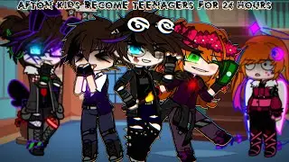 Afton Kids become Teenagers for 24 hours // FNaF // Sparkle_Aftøn