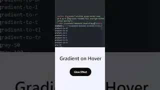 Gradient Button Hover Effect with Tailwind 