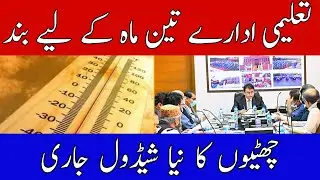 Good News. Summer Holidays NewDate Announced 2023.Punjab, Sindh and Balochistan.