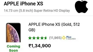 APPLE  iPhone XS SMARTPHONE PRICE UNDER 1,34,900