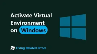 How to Create and Activate a Virtual Environment on Windows  Beginners | [ Step by Step Guide ]