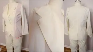 Drafting a Blazer Jacket and Pants Block Pattern | Sewing Vlog