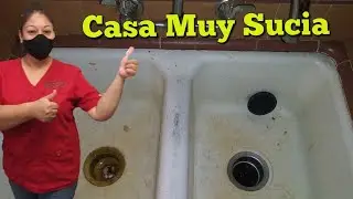 😱COMO LIMPIAR LA COCINA Y EL BAÑO MUY SUCIO Casa Muy Sucia 😱 Limpieza de casas Viral