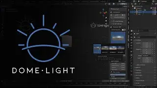 DOME LIGHT Addon for Blender 4 - In Progress