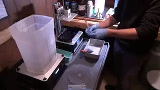 Washing the new resin barrel print