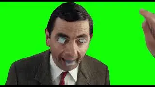 Mr. Bean Goofy Faces - Green Screen