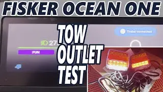 Fisker Ocean - Tow Outlet Test