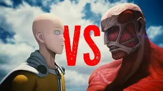 Colossal Titan vs One Punch Man: Who Wins?