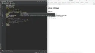 nodeJS live-server