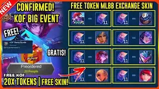 CONFIRMED KOF EVENT! FREE LEONA KOF + EPIC SKIN EXCHANGE FOR TOKENS | CLAIM 30X TOKEN MOBILE LEGENDS