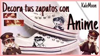 Decora tus zapatos con anime ✨ - [ manualidades anime ]