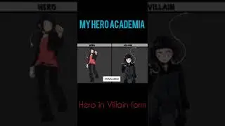 MY HERO ACADEMIA HEROES IN VILLAIN FORM #shorts #bokunoheroacademia #mha