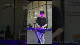 Electronic Music Lab busking at NUS UTown Part 1 live electronic music show  #shorts