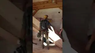 Timber Frame Staircase Being Built (Time-Lapse!)  
