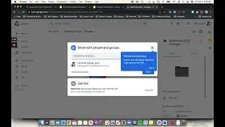 Sharing a Google Drive Folder