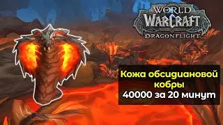 Кожа обсидиановой кобры | 40000 золота за 20 минут | World of Warcraft: DragonFlight 10.2