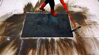 How to clean dirty carpets that seem very difficult, step by step?