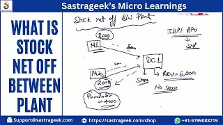 What is  Stock net off between Plant || Sastrageek Micro Learning