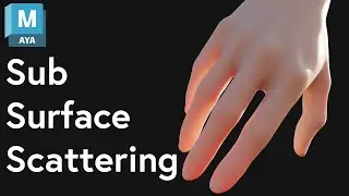 How to Use Sub-Surface Scattering - Maya Tutorial