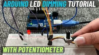 Arduino LED Dimming Tutorial with Potentiometer | Control Brightness in Real Time | English Subtitle