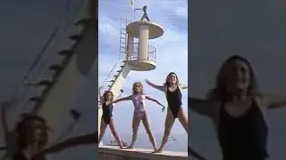 Советская аэробика. Ритмическая гимнастика на море со Светланой Рожновой. 1989 г.