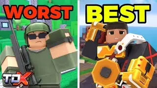 Ranking Every Single TDX Tower! (Gold Mine Layer Update!) | ROBLOX