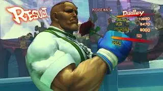 Dudley's Corkscrew Cross Ultra with USF4 Arcade Victory Quotes (HD)