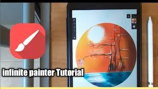 infinite painter Tutorial | Beautiful Scenery Tutorial