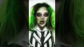 Me maquillé de mi película favorita BEETLEJUICE 🪲☠️